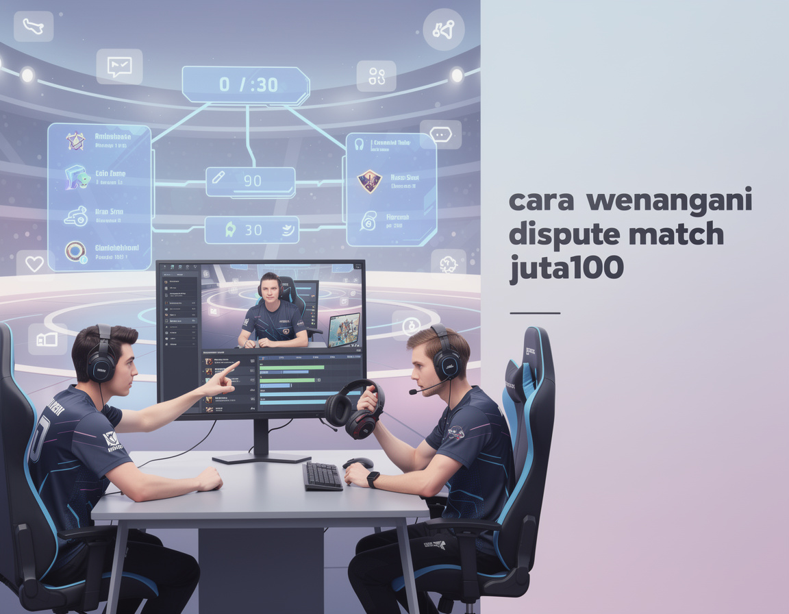 Ilustrasi cara menangani dispute match juta100 untuk turnamen game online juta100